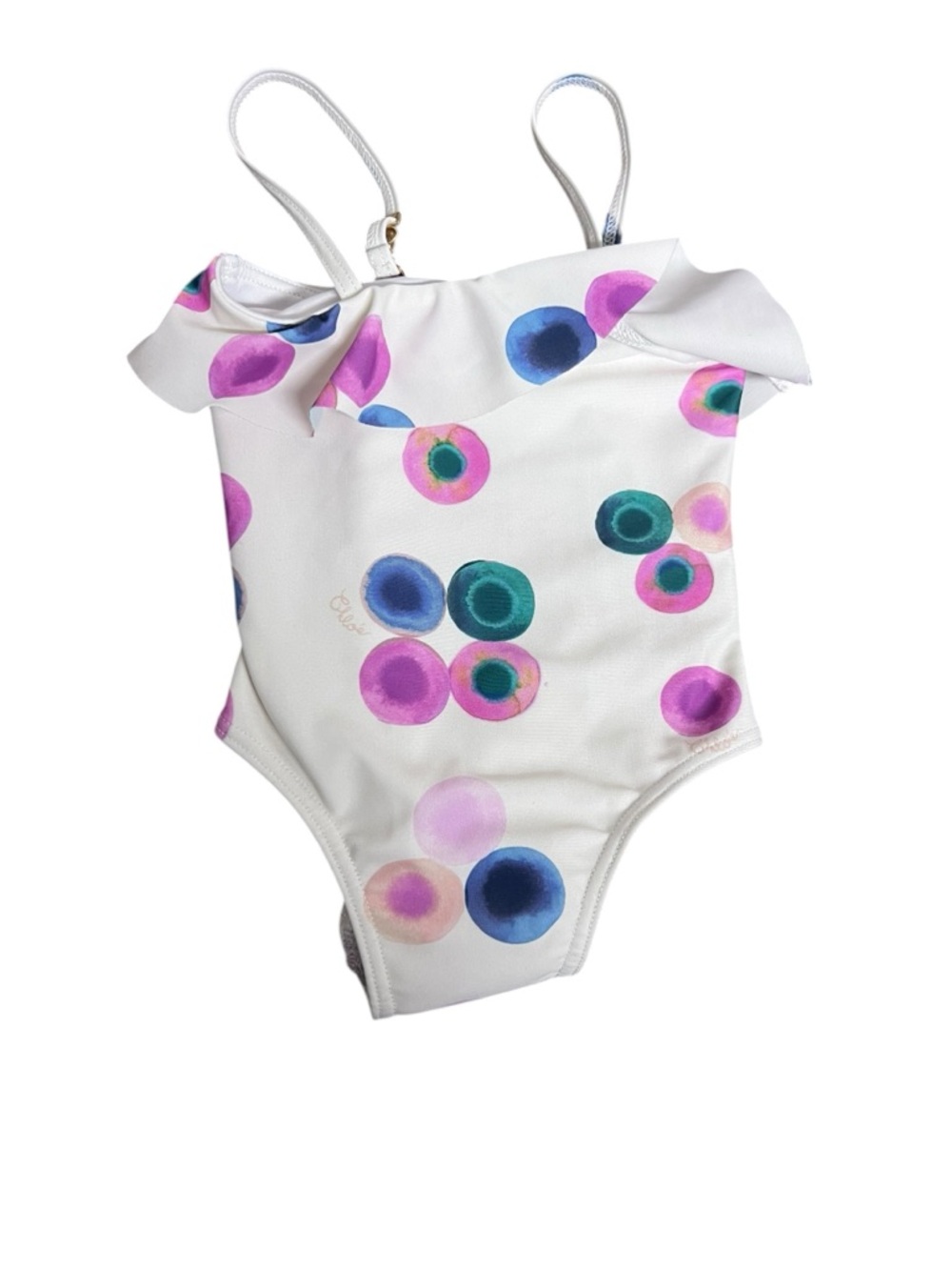 Chloé One Piece Abstract Dot Print‎ Bathing Suit Swimsuit Bikini 6 months